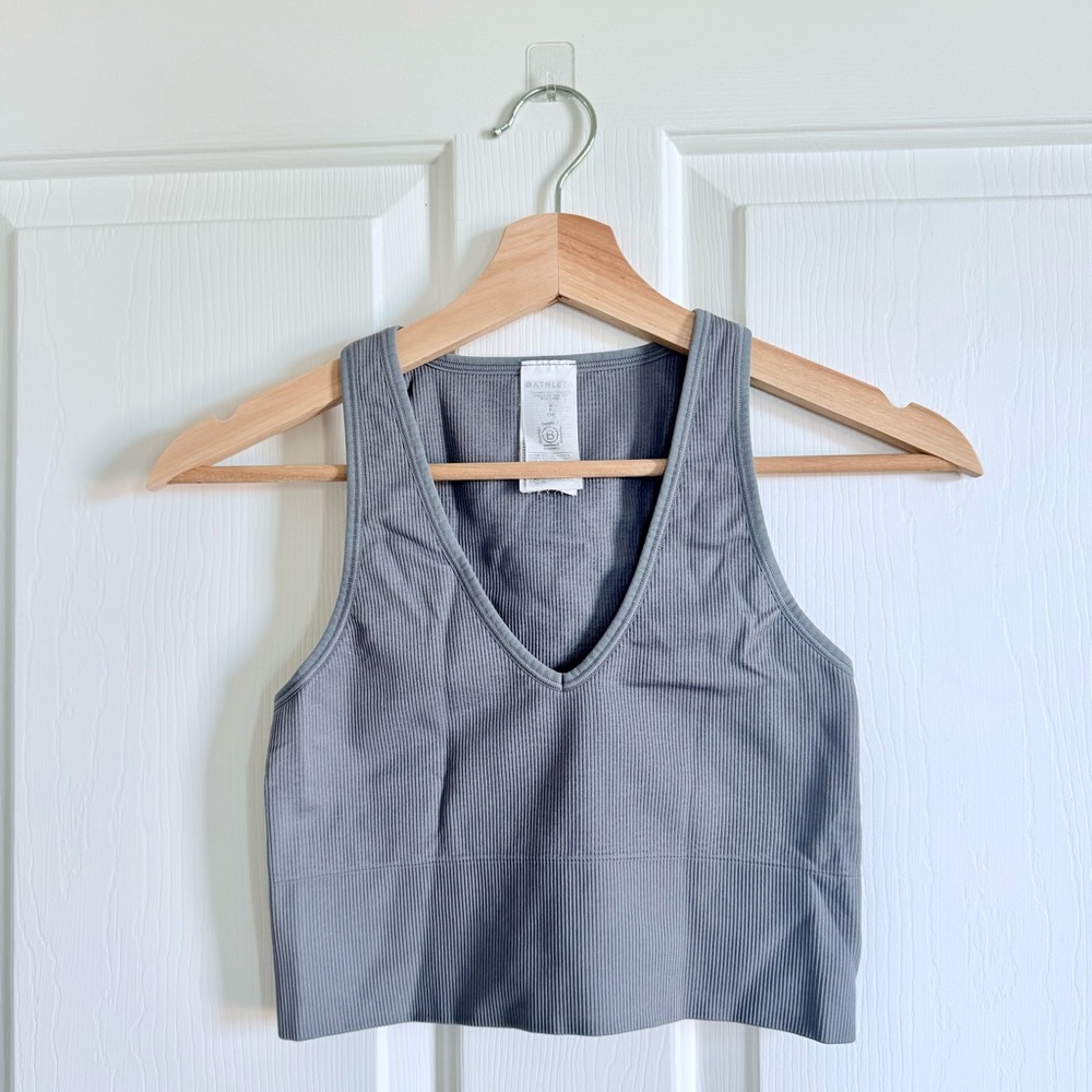 LOT of 5 Athleta Aurora Seamless Crop Rib Tanks Size Small - Picture 9 of 9